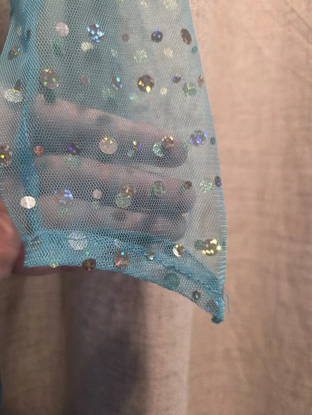 Frozen inspired Girls' Sequin Dress and Cape
